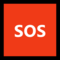 SOS Button emoji on Microsoft
